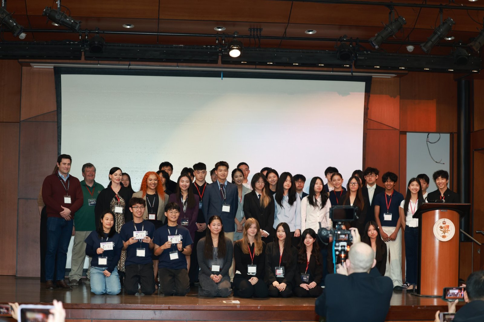 YLS 2026 finalists, judges and speakers together on stage
